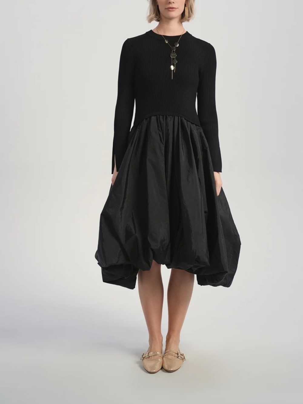 Knit Bubble Dress